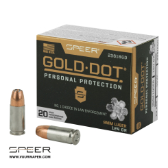 Speer Gold Dot 9mm 124 GR GDHP Ammo