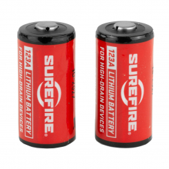 SureFire CR123A Lithium Batteries 2 Pack