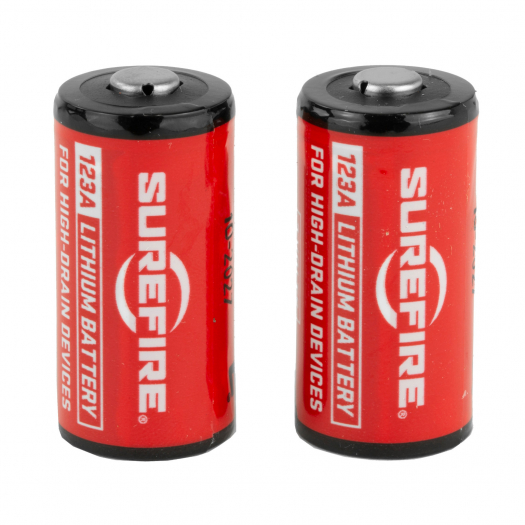 SureFire CR123A Lithium Batteries 2 Pack