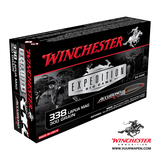 Winchester Expedition Big Game 338 Lapua 300 GR AccuBond CT Ammo