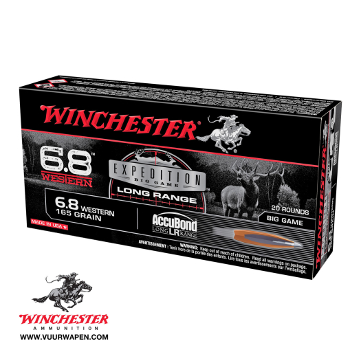Winchester Expedition Big Game 6.8 Western 165 Grain AccuBond LR 20 Rounds