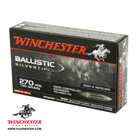 Winchester Ballistic Silvertip 270 Win 130 GR RCEPT Ammo