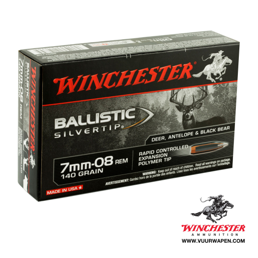 Winchester Ballistic Silvertip 7mm-08 140 GR RCEPT Ammo