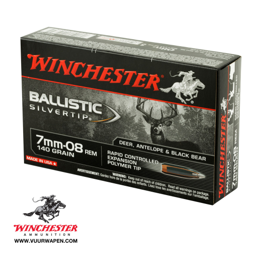Winchester Ballistic Silvertip 7mm-08 140 GR RCEPT Ammo
