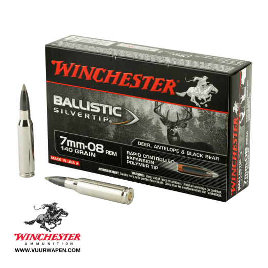 Winchester Ballistic Silvertip 7mm-08 140 GR RCEPT Ammo