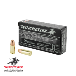 Winchester Super Suppressed 9mm 147 GR FMJ Ammo