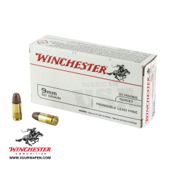 Winchester 9mm 90 GR Frangible Lead Free Ammo