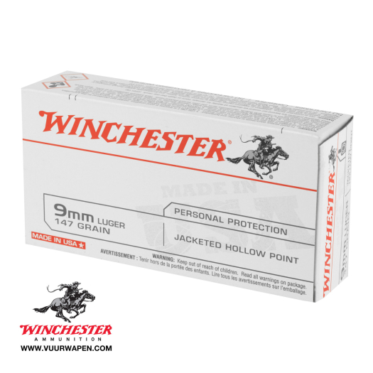 Winchester USA 9mm 147 GR JHP Ammo