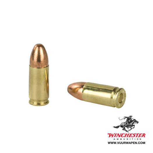Winchester USA 9mm 115 GR FMJ Ammo