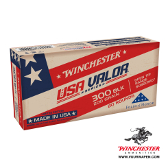 Winchester USA Valor 300 Blackout 200 GR OTR Subsonic Ammo