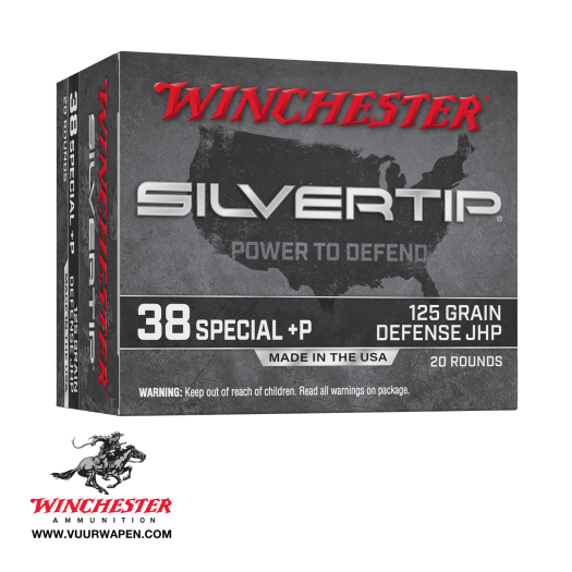 Winchester Silvertip 38 Special +P 125 GR Defense JHP Ammo