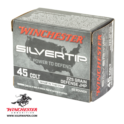 Winchester Silvertip 45 Colt 225 GR Defense JHP Ammo