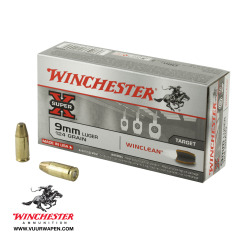 Winchester Super X 9mm 124 GR Winclean Ammo